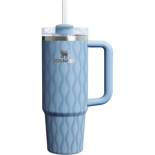 STANLEY Quencher H2.0 Flow State Tumbler, 30 oz, Slate Blue Drift