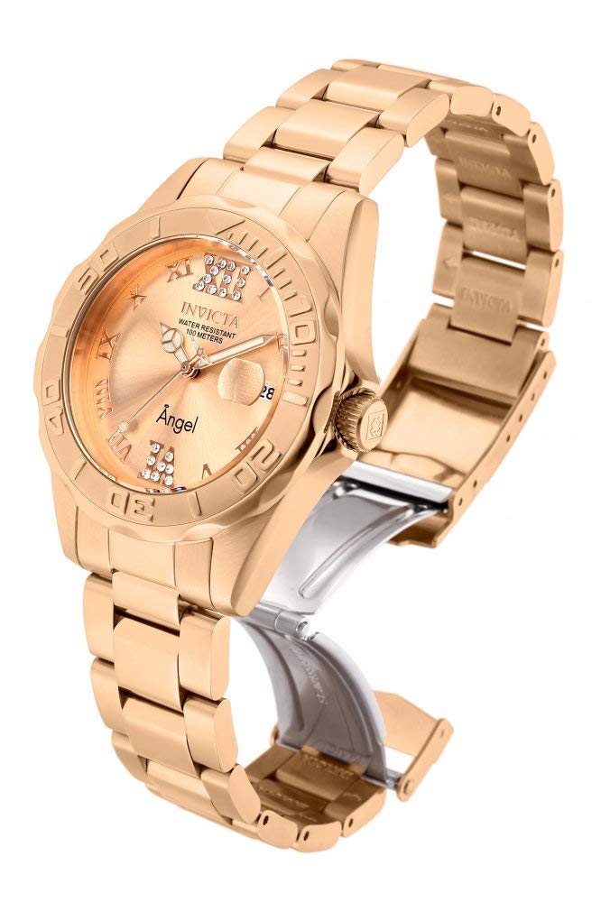 Invicta Pro Diver Damski zegarek kwarcowy ze stali nierdzewnej - 38 mm