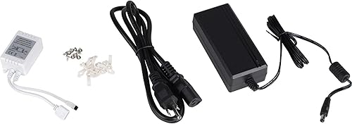 Miniatura 3 de Lavolta SMD5050 RGB impermeable 300 LED 16 pies tira de luz de cinta con fuente de alimentación de 12 VDC 6A y control remoto