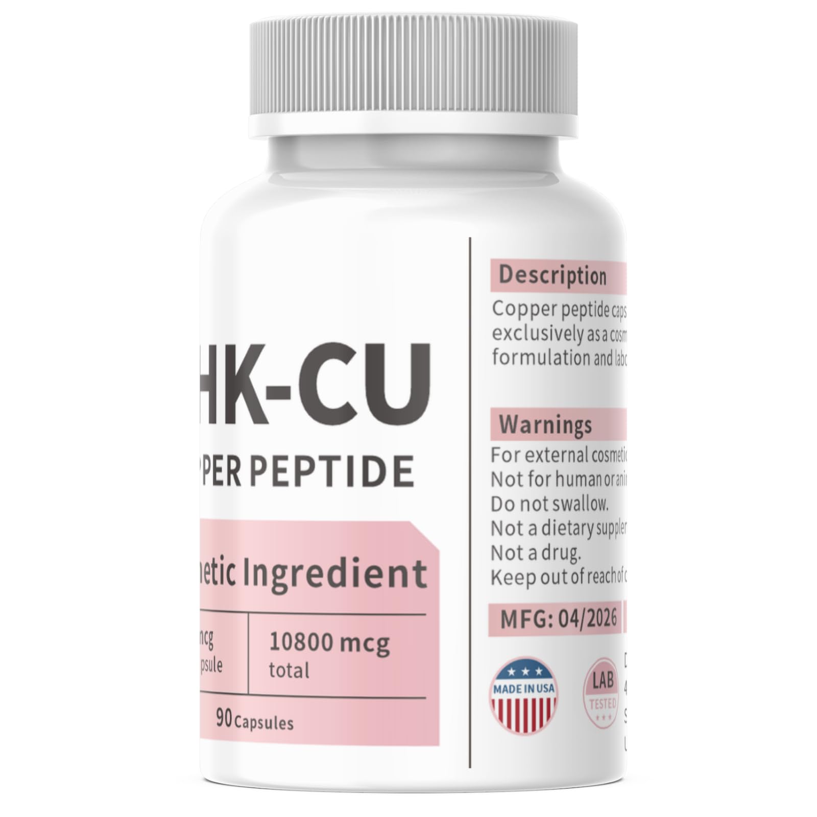 GHK-Cu Copper Peptide : Pet Supplies