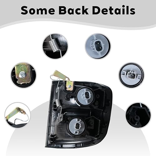 Miniatura 5 de JESYMBX Para Mitsubishi Pajero MK2 II V33 Montero 1997-1999 Coche Parachoques Lateral Marcador Esquina Giro Luz Lámpara 1 par Izquierda y Derecha