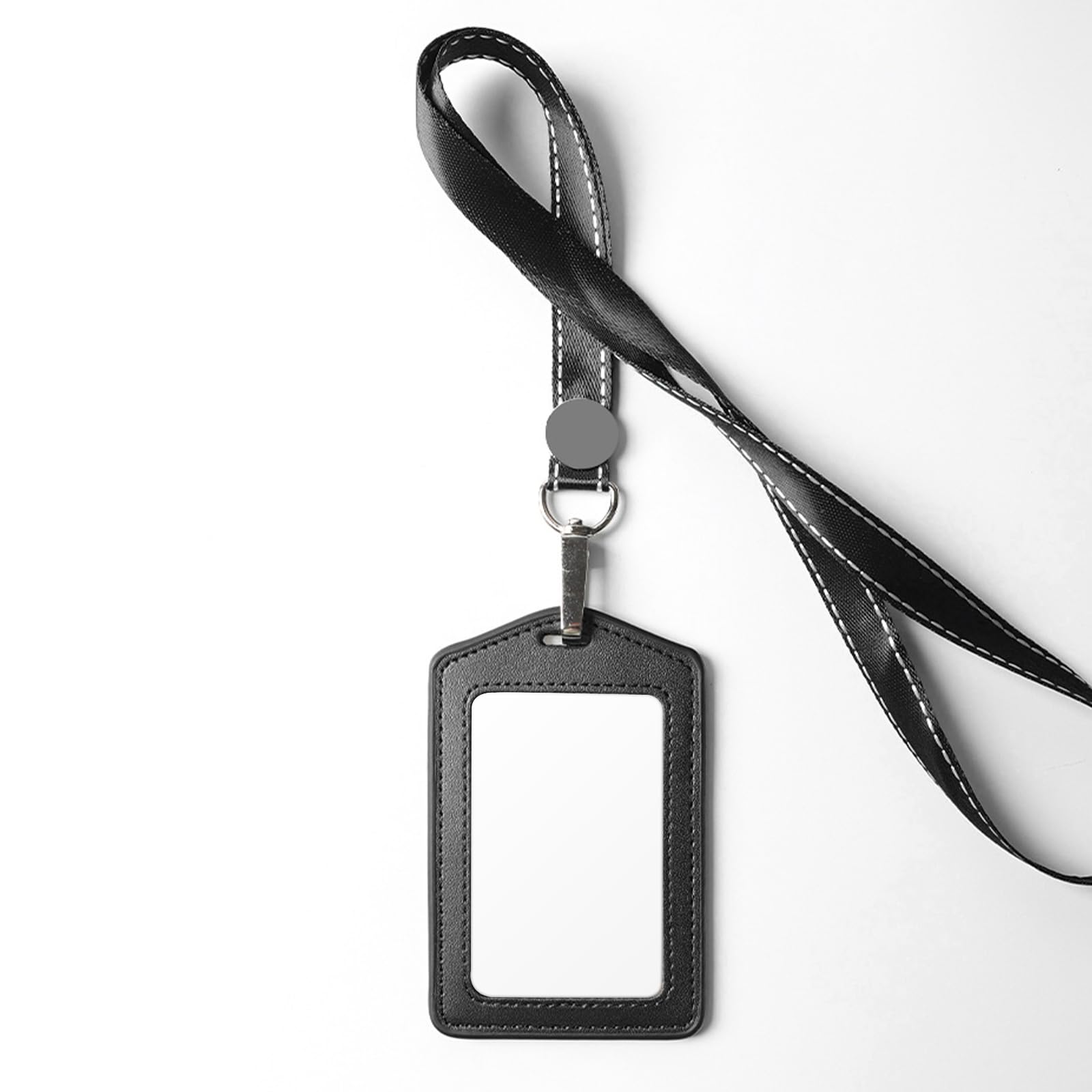 Amazon | 社員証ケース IDカードホルダーネームホルダー PU 横型/縦型