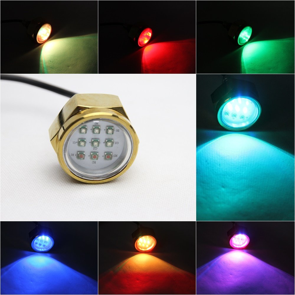 Underwater Led Drain Plug 27W Marine Boat Drain Plug Light LED Underwater Led Drain Plug 27W Marine Boat Drain Plug Light LED
