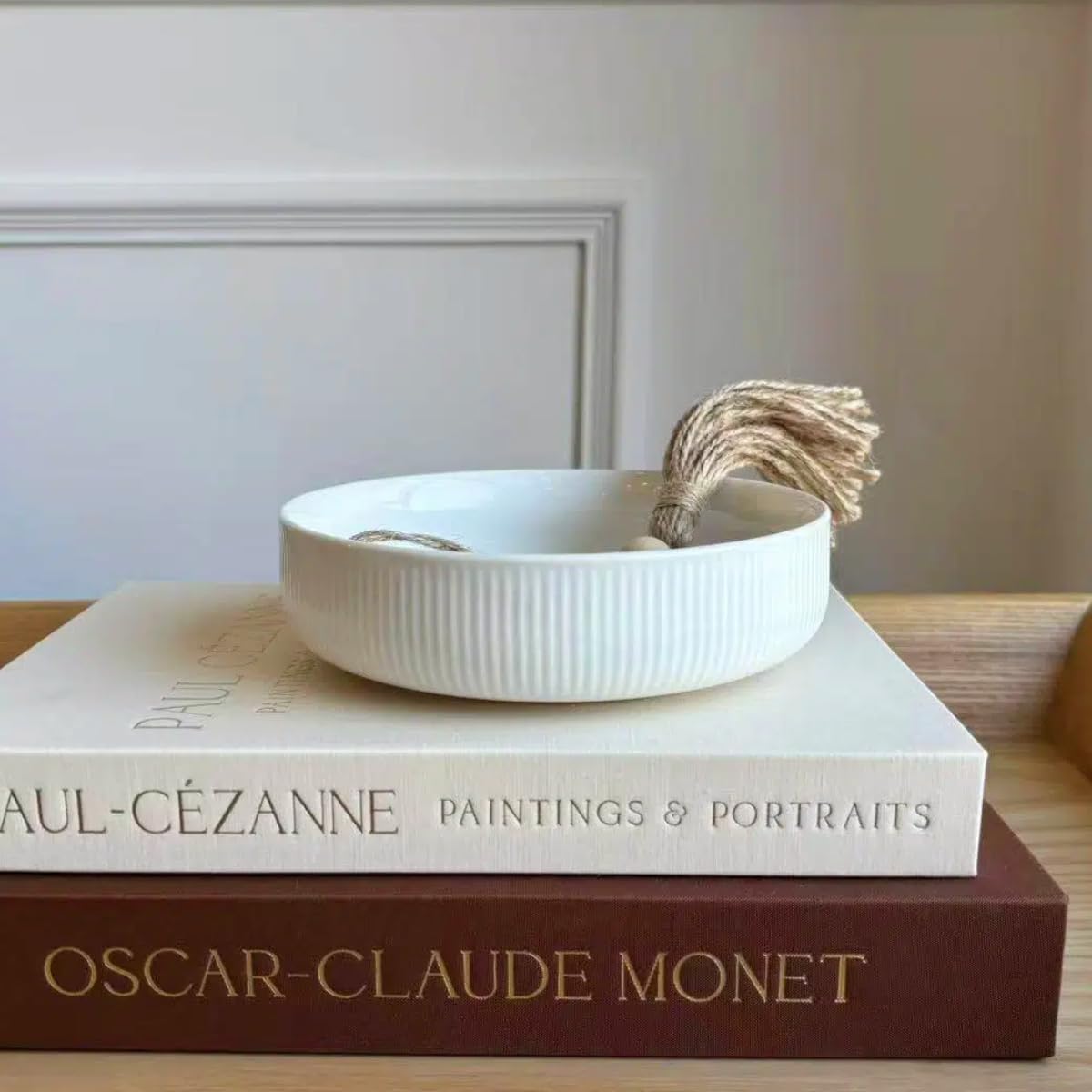 6'' Key Bowl, Purse Bowl - Small Decorative Bowl, White