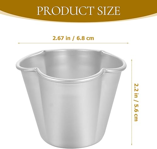 Miniatura 2 de UPKOCH 12pcs antiadherente Muffin hornear tazas pudín para pastel y postre alta temperatura fácil hornear utensilios para el hogar y