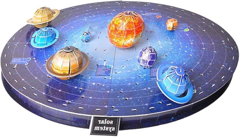Amazon Crabitin 立体パズルペーパー 惑星パズルセット 立体パズル 3dモデル 天体おもちゃ 天体模型 ソーラーシステム Diy 組み立て 手作り 創造性 空間認識高め 知育玩具 プラネタリウム教材 子供の日 贈り物 立体パズル おもちゃ