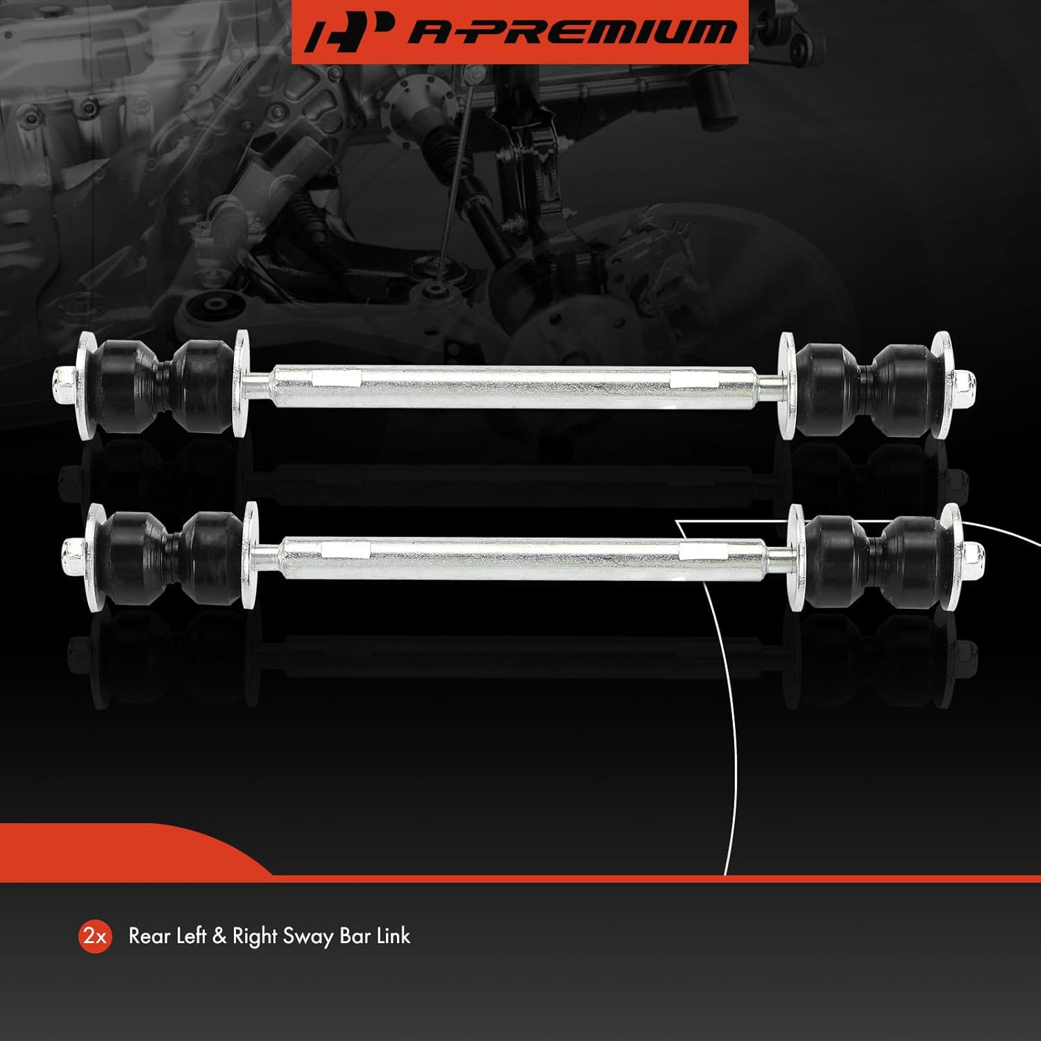 A-Premium 2 x Rear Sway Bar Links Stabilizer Bar Links, Compatible with Ford Taurus 1986-2007 & Lincoln Continental 1984-1994, Mark VII 1984-1992 & Mercury Sable 1986-2005