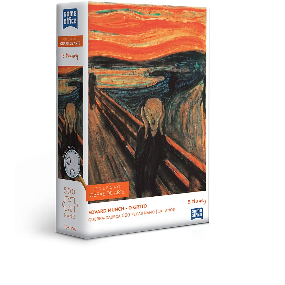Toyster - Quebra-cabeça: Edvard Munch: O Grito - 500 peças nano - Game Office