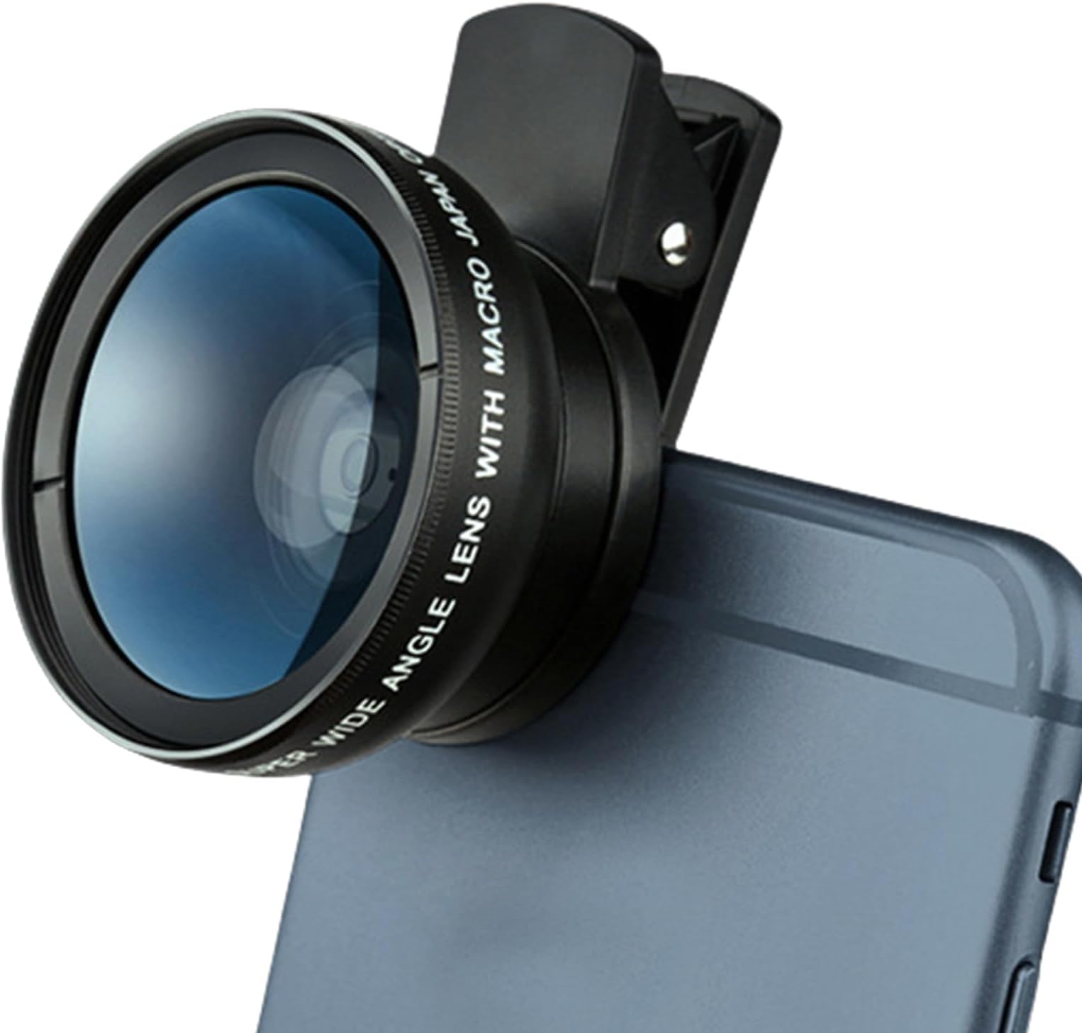 Cell Phone Lens Mount - Pro-Grade, 3-in-1 Fish Eye Macro Telephoto Lens, High Resolution Camera Kit for All Smartphones | Compact Portable Photography Equipment for Travel Vlogger