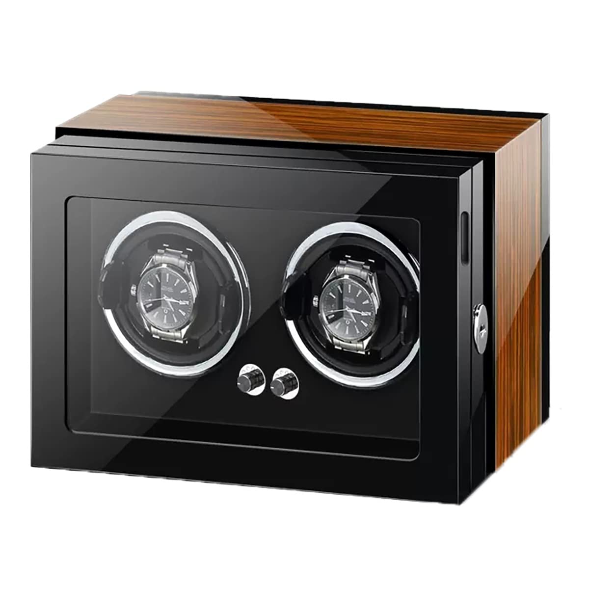 Boîte de rangement rotative pour montre automatique avec vitrine d'exposition LED