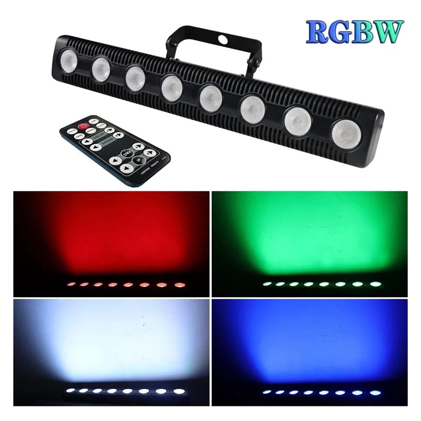 8LED RGBW Dźwięk Impreza Światła Muzyka Stroboskop LED Par Światło DJ Disco Światła RGBW Wash Lampa Scena DJ Sprzęt Ślub Boże Narodzenie Do użytku na zewnątrz i wewnątrz