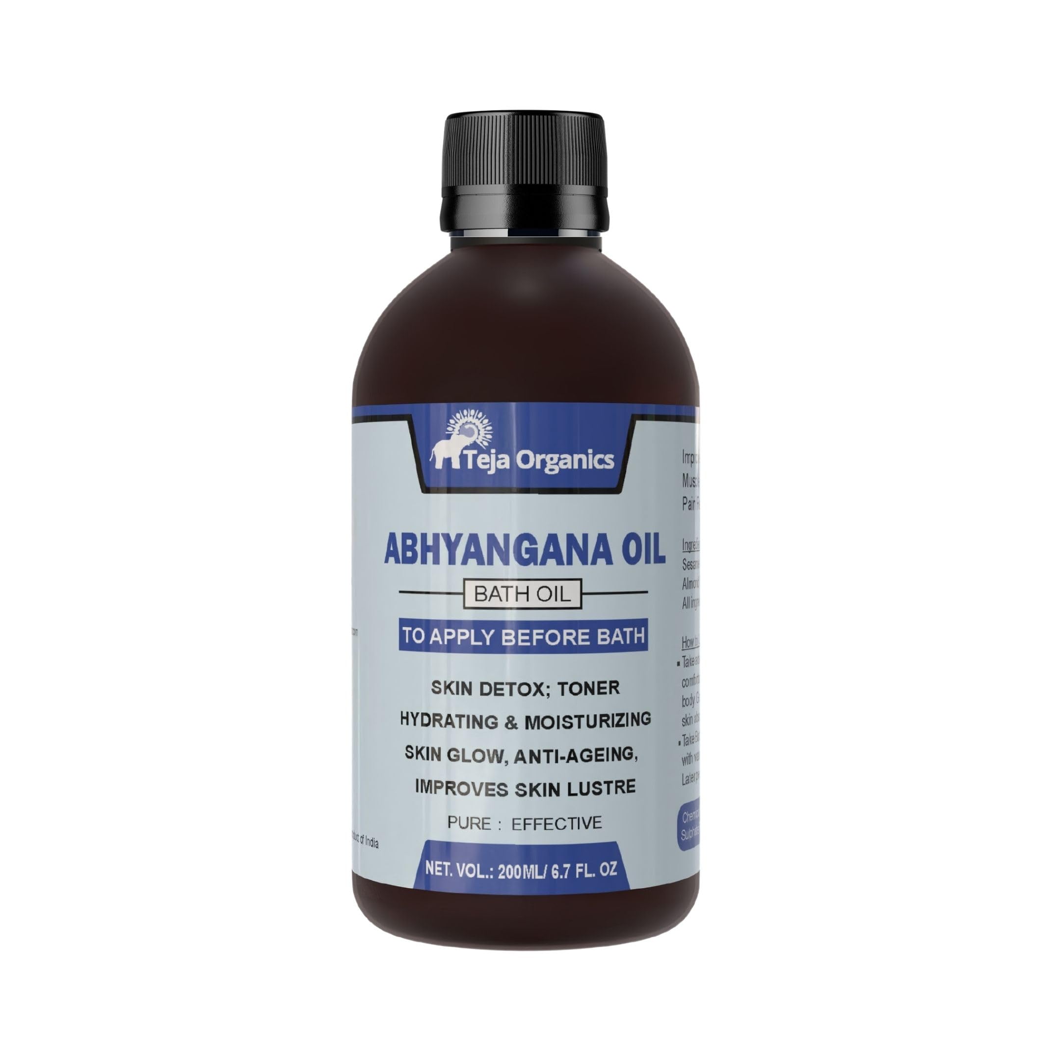 Abhyangana Oil by Teja Organics I 200ml I Bath Oil-image-14