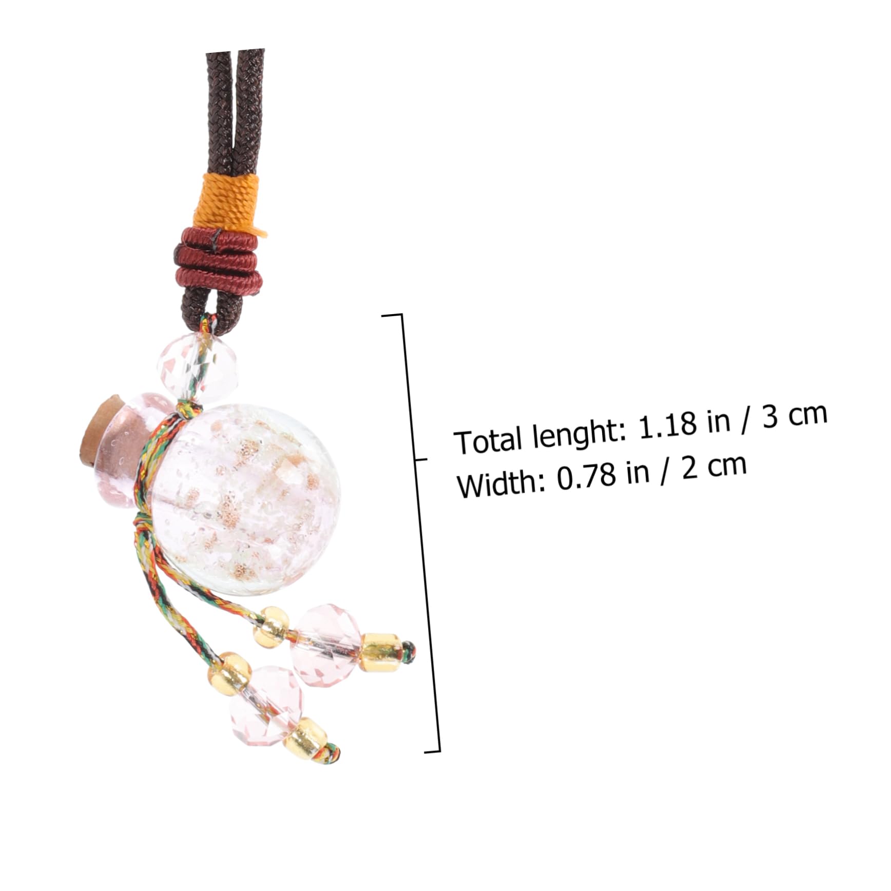 STOBAZA 10stücke Öl Parfümflasche Halskette Kreative Hängende Pendants Für Dekoration Handgefertigte Langlebige Und Stilvolle Duftflaschen