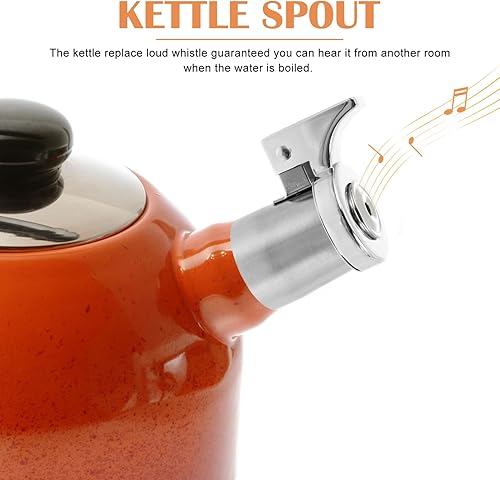 Miniatura 7 de DOITOOL Hervidor de té silbato de repuesto de acero inoxidable punta de boquilla de hervidor de agua hervidor de agua hervidor de agua tetera tetera