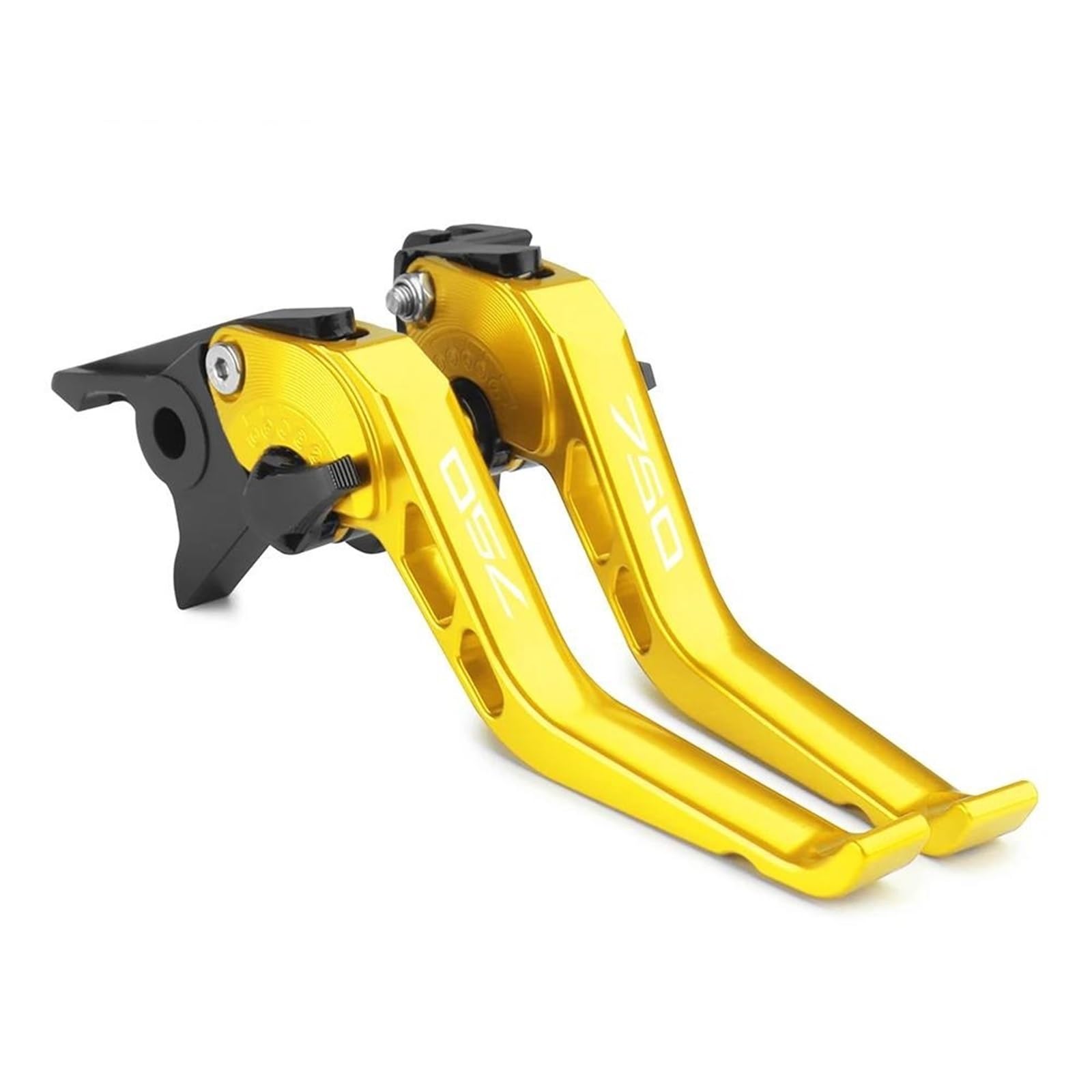 YADLIUASA For Kawasaki Z750 Z 750 2007-2012 For Z800 Z800E 2013-2017 Motorcycle Adjustable Short Brake Clutch Levers Brake Clutch Lever(750 gold)