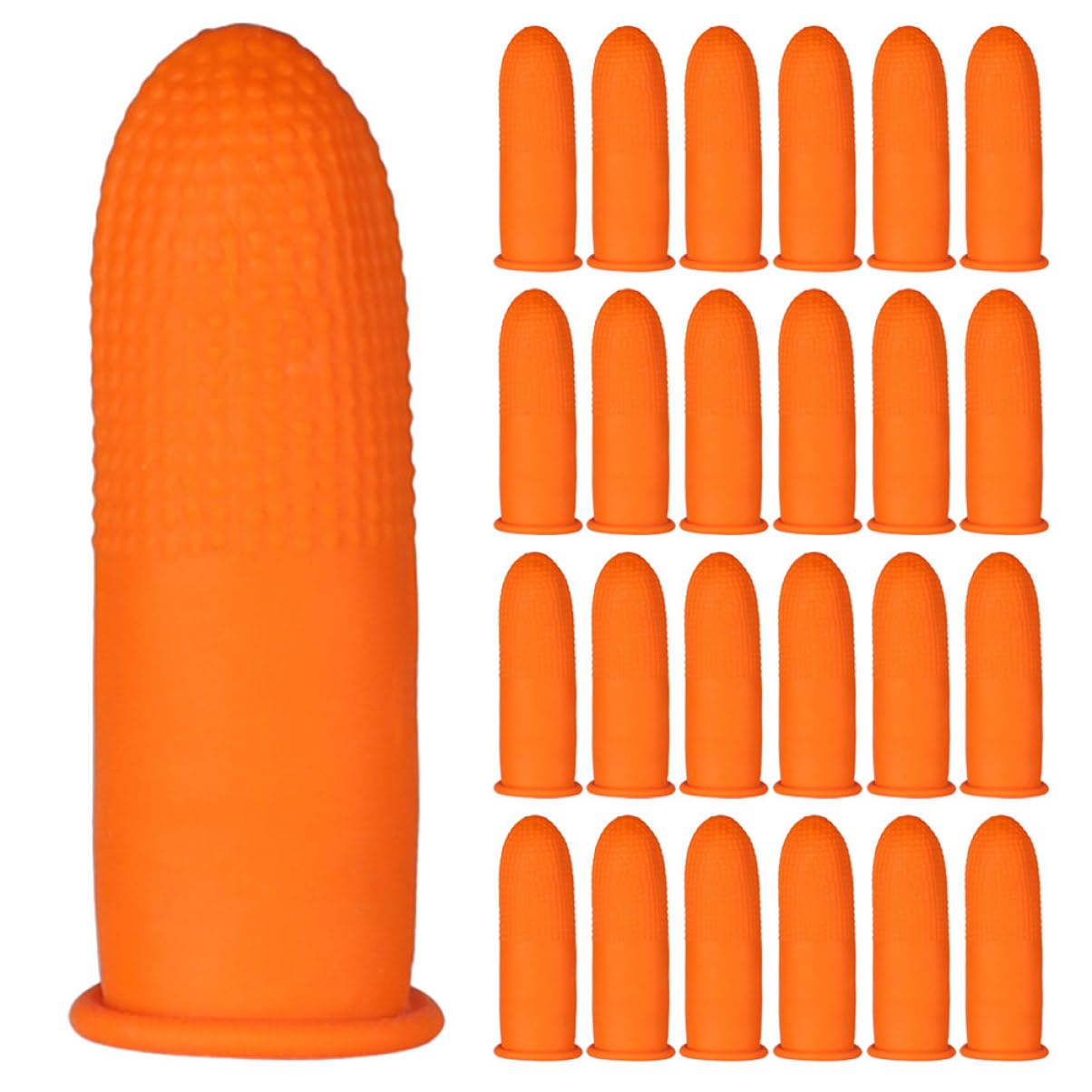 FOMIYES Protectors 200pcs Pack Elastic Anti-Static Orange for Jewelry Electronics