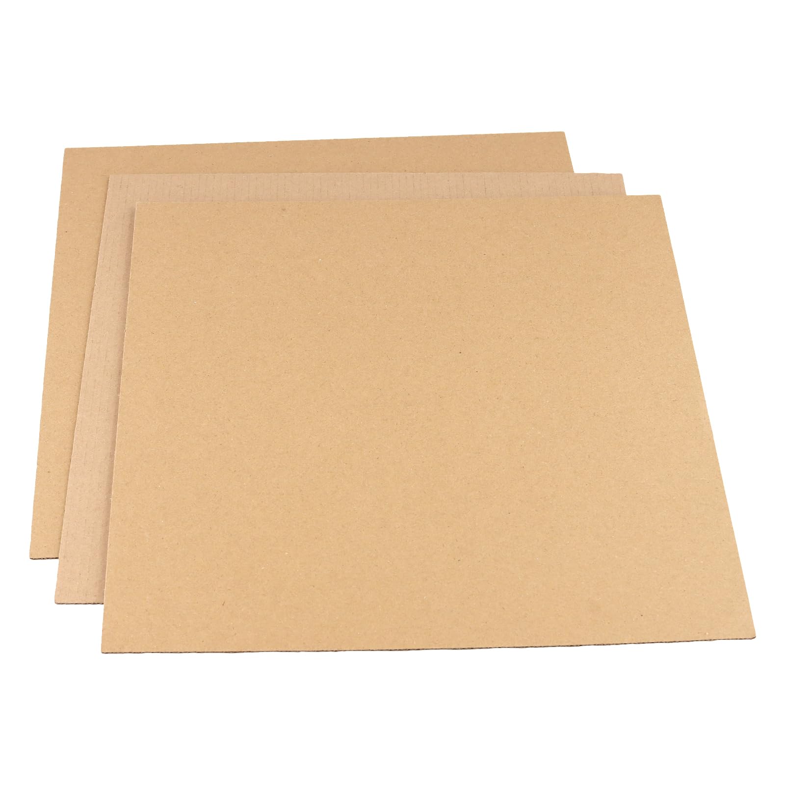 Carton ondulé 305 x 305 mm, 2 mm d'épaisseur, lot de 50 feuilles pour expédition et artisanat