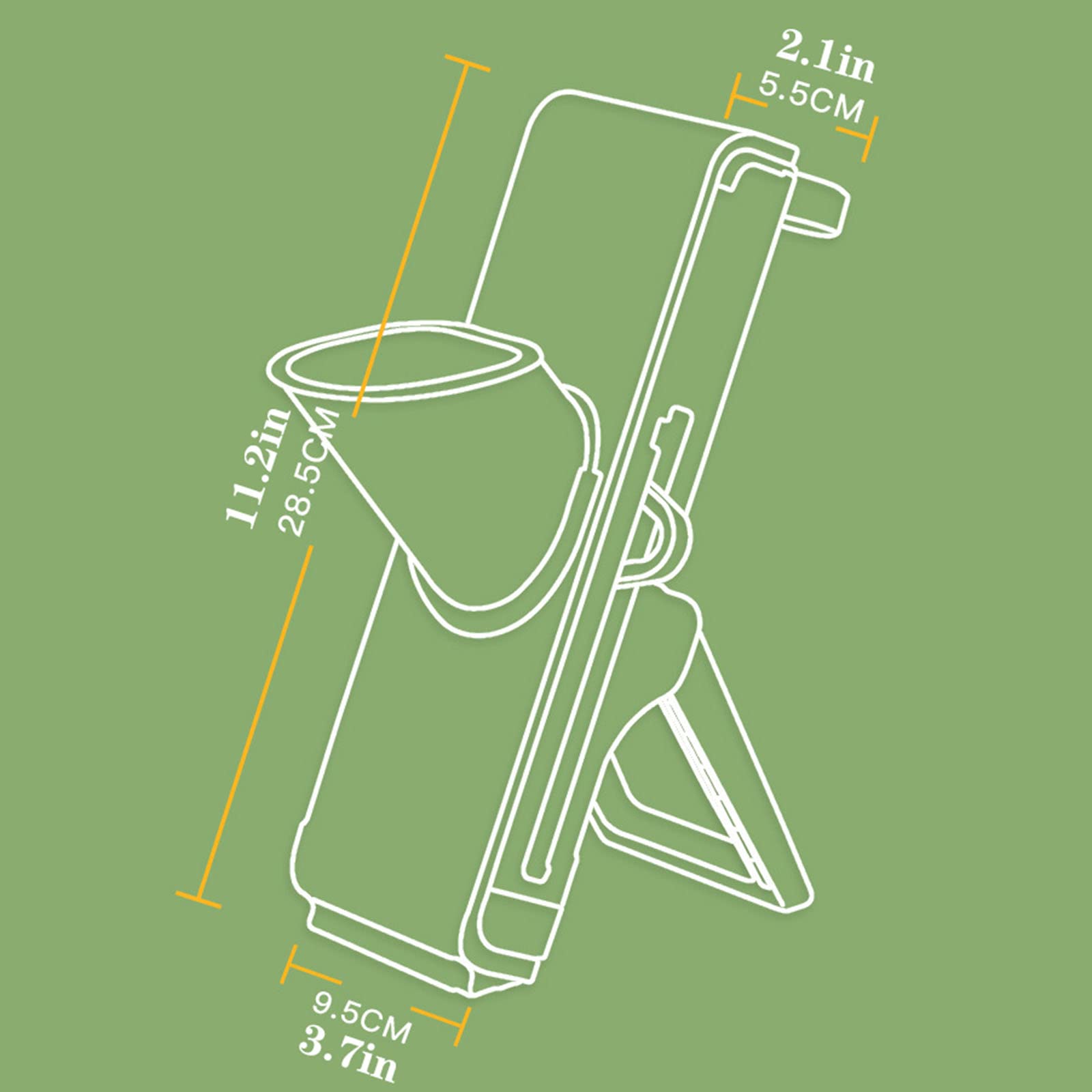 Affettatrice Mandolina Sicura per Cucina, Tritaverdure 4 in 1 Strisce Affettatrici Alimentari Regolabili Julienne Dicer Gadget Verticale per Patate, Cipolle, Cetrioli, Carote, Carne, Formaggio,Blu