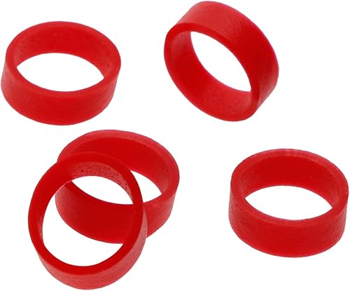 Miniatura 6 de ONLYKXY 100 bridas de silicona para cables, líneas de datos, anillos de goma reutilizables, correas de sujeción de cables de alimentación, anillo de