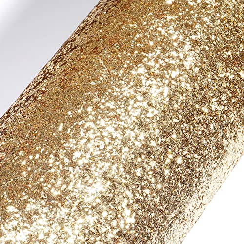 Stickyart Wandfolie Selbstklebend Glitzer Champagne Klebefolie Möbel 40cm X 700cm Wandtapete Selbstklebend Champagne Folie für Möbel mit… – Ansicht 1