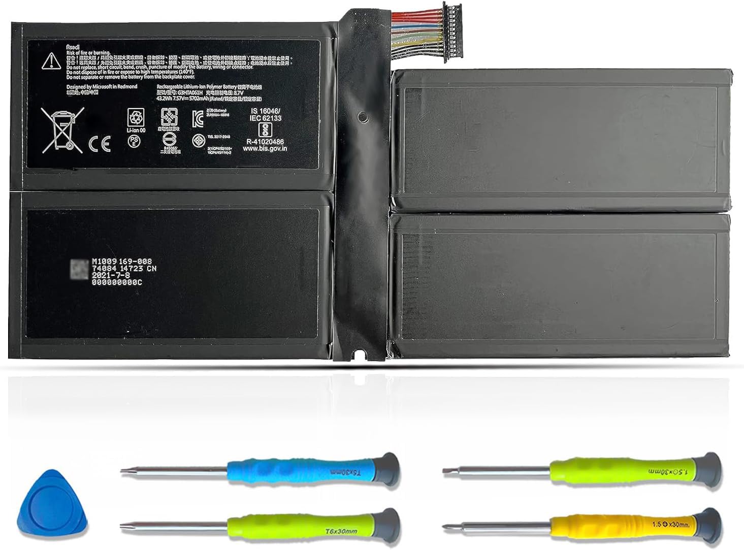 Amazon.com: ASODI G3HTA061H DYNM03 Laptop Battery Compatible with