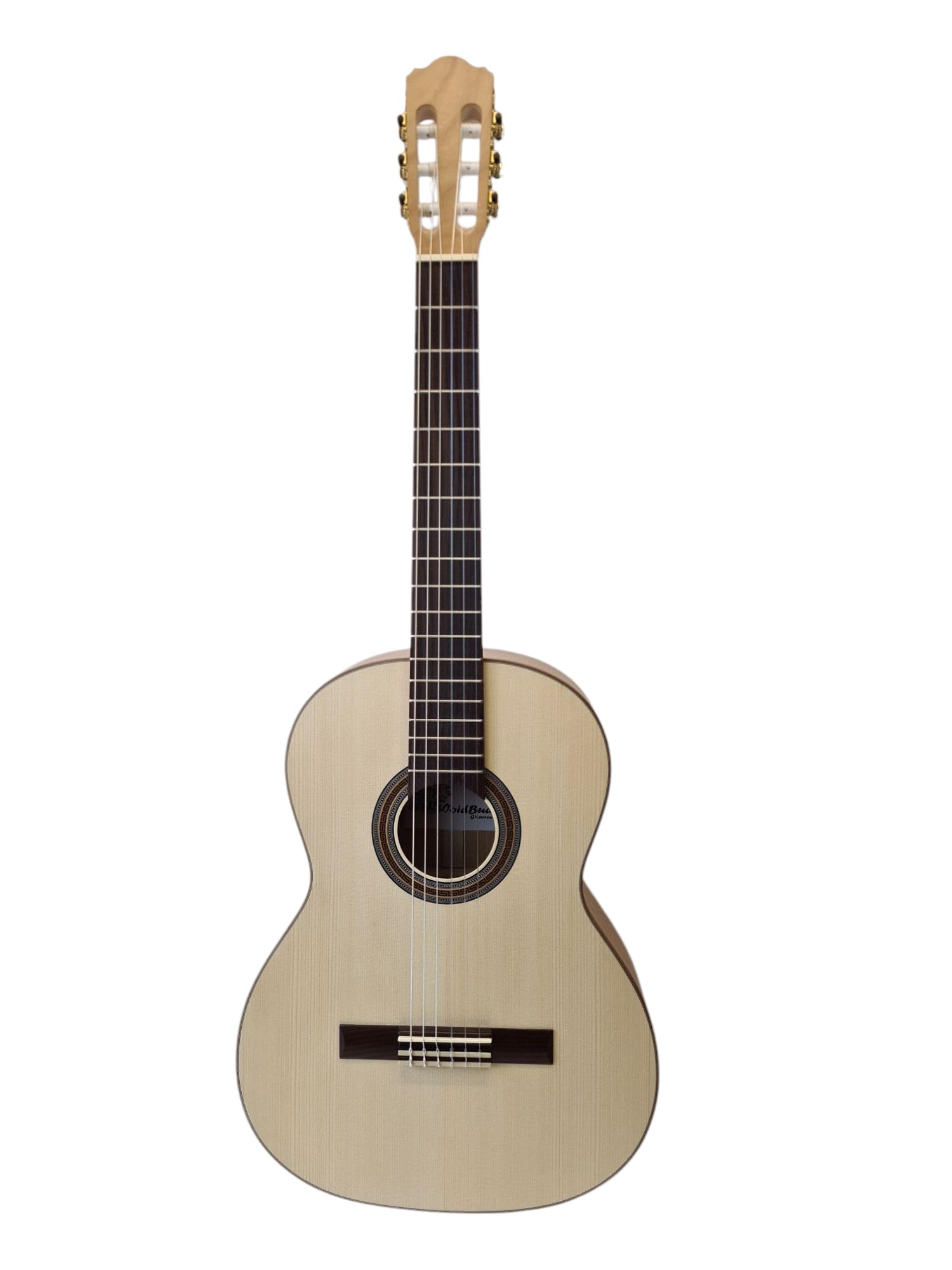Pro Natura GS200 Konzertgitarre 4/4 Vollmassiv Fichte Kirsche Fishman Preamp Tuner Gigbag Gurt – Die WoidBua – warme Klangfarbe, 650mm Mensur, seidenmatt, hochwertige Akustikgitarre