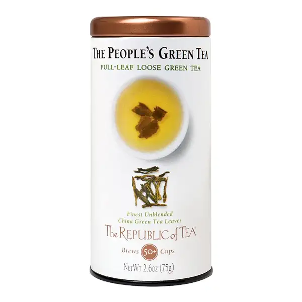 The Republic of Tea The Peoples Green Full-Leaf Tea, 2.6 Ounces / 50 Cups 1