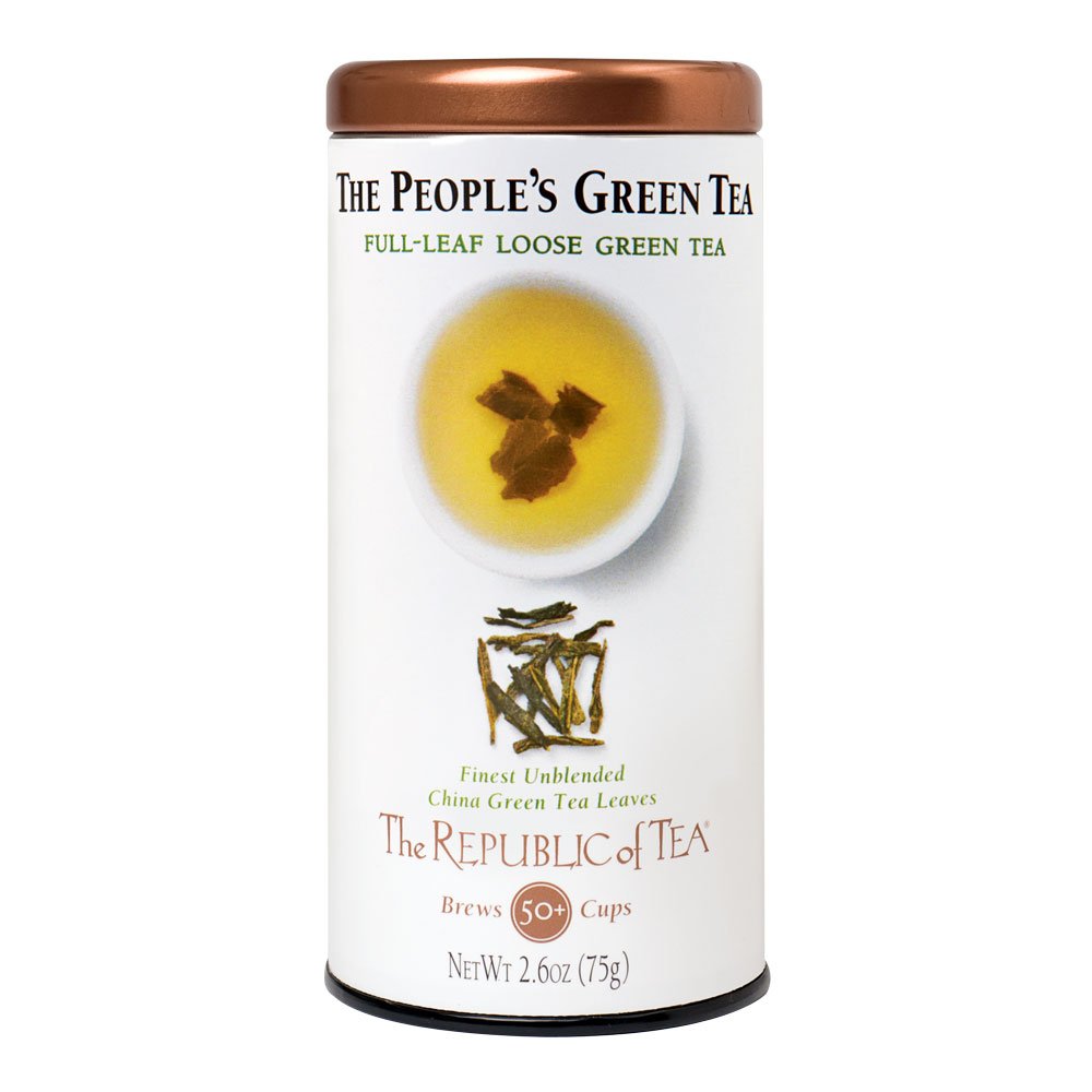 The Republic of Tea The Peoples Green Full-Leaf Tea, 1 Pound / 200 Cups