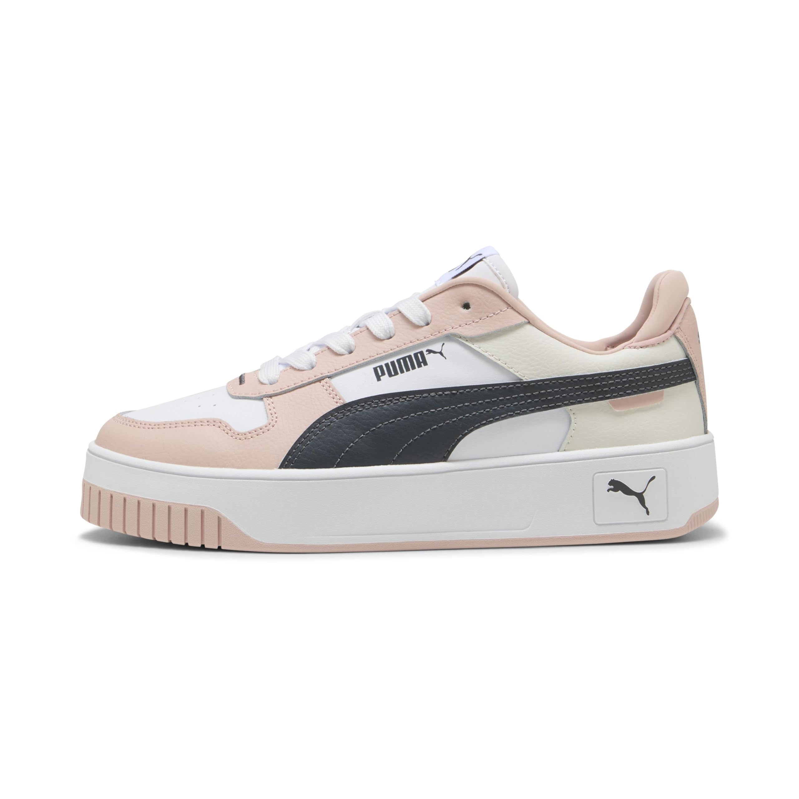 Puma Carina Street - Scarpe da Ginnastica Femmina, Puma White-Strong Gray-Rose Quartz,