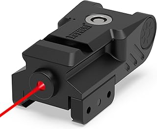 Feyachi PL-22 Laser Sight Rechargeable Lazer Sight for Picatinny Rail Handgun Pistol Tactical Airsoft Gun Rifle, USB Magnetic Charging