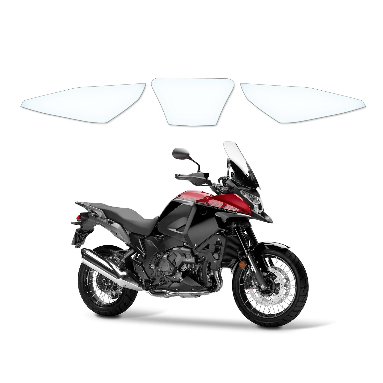 Tankschutzfolie Lackschutz Tankpad Transparent geeignet für Honda VFR 1200X Crosstourer 2015+
