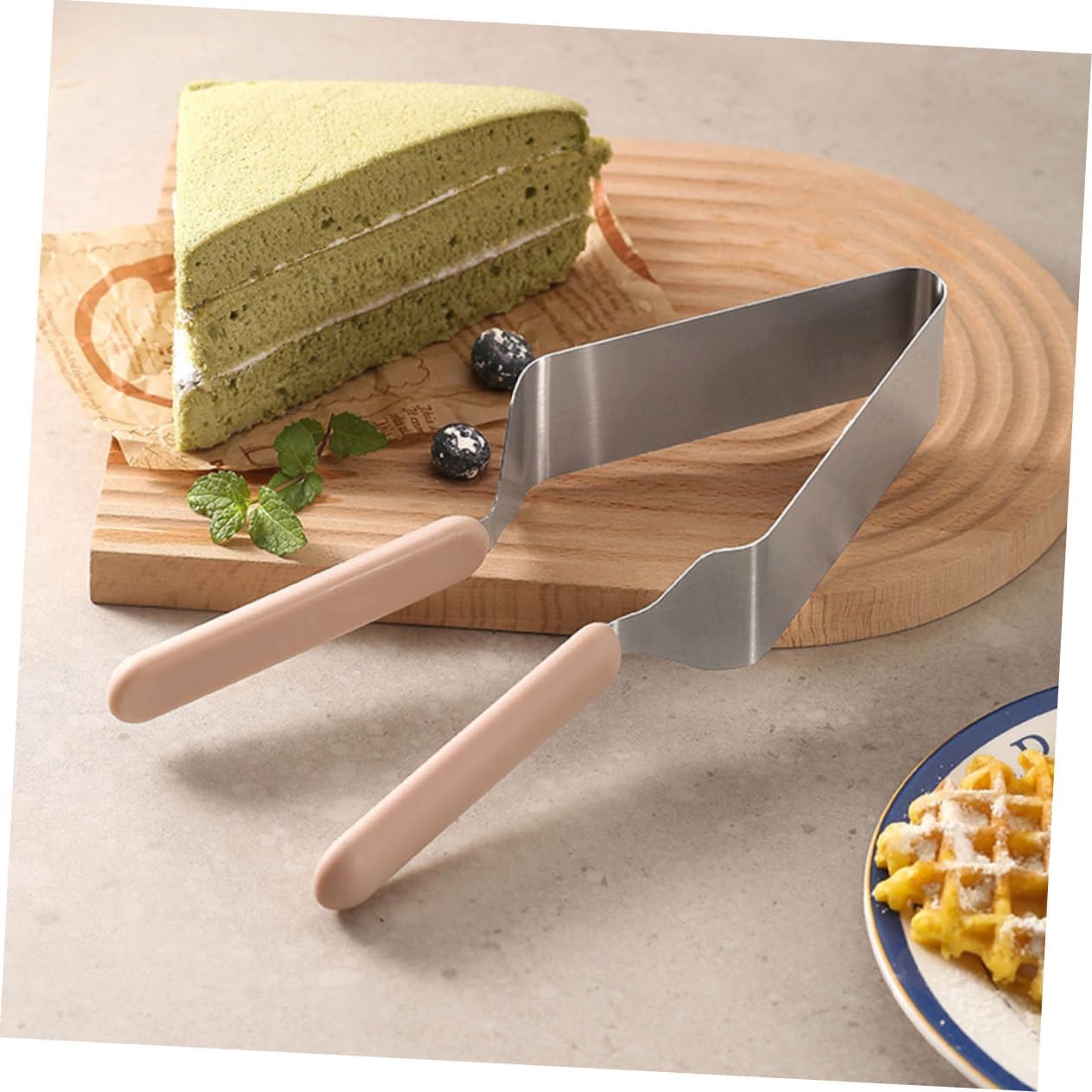 4pcs Cake Tools Server Divider Cake Cutter Slicer Portable Wedding Party
