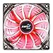 Aerocool Air Force LED wentylator 140 mm czerwony