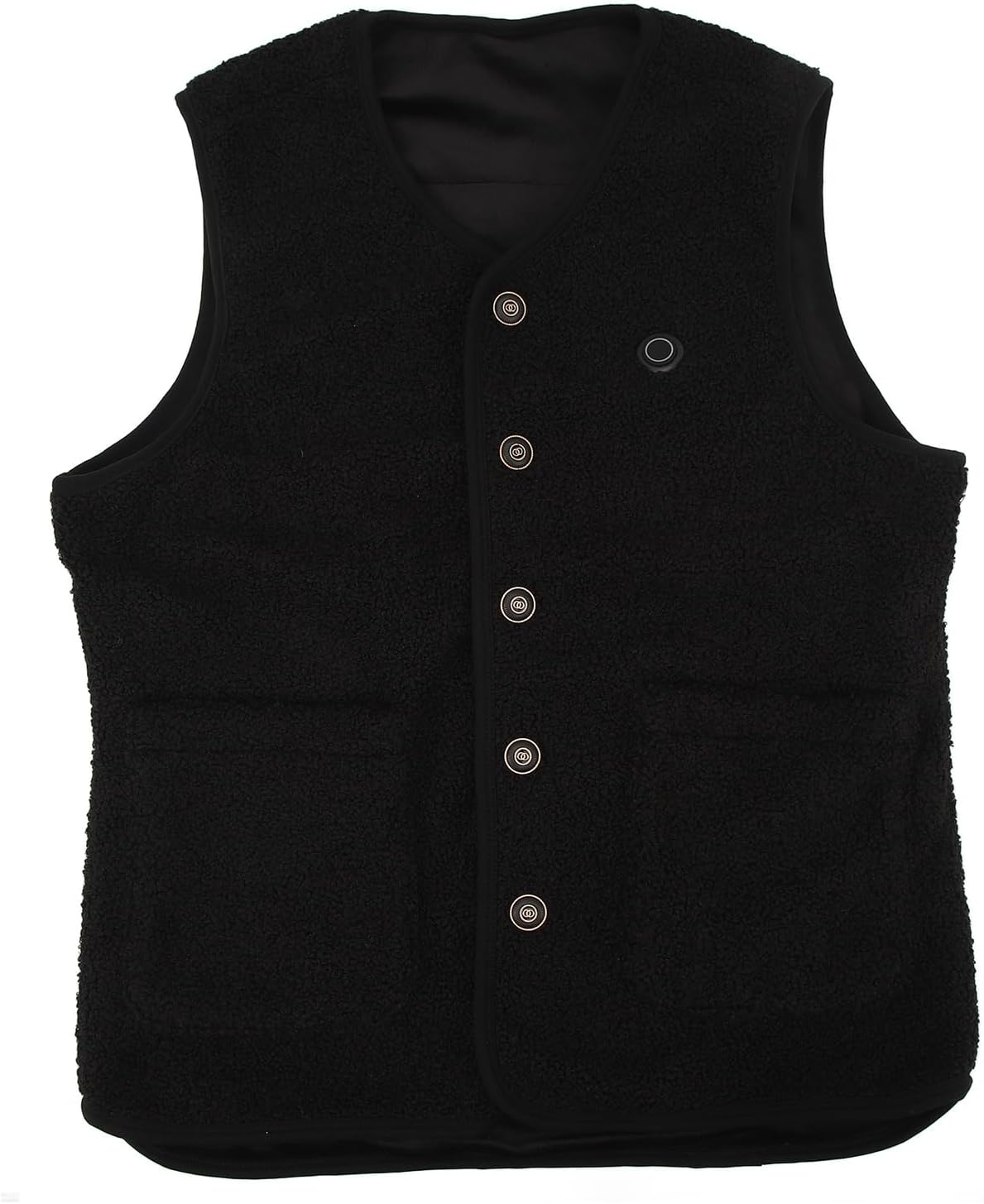 Horoper Heated Vest, USB Heating Vest Temperature Control 16 Zones Abdomen Lumbar Region Heated Jacket for Daily Commutes Winter Hunting Hiking (M-Black)