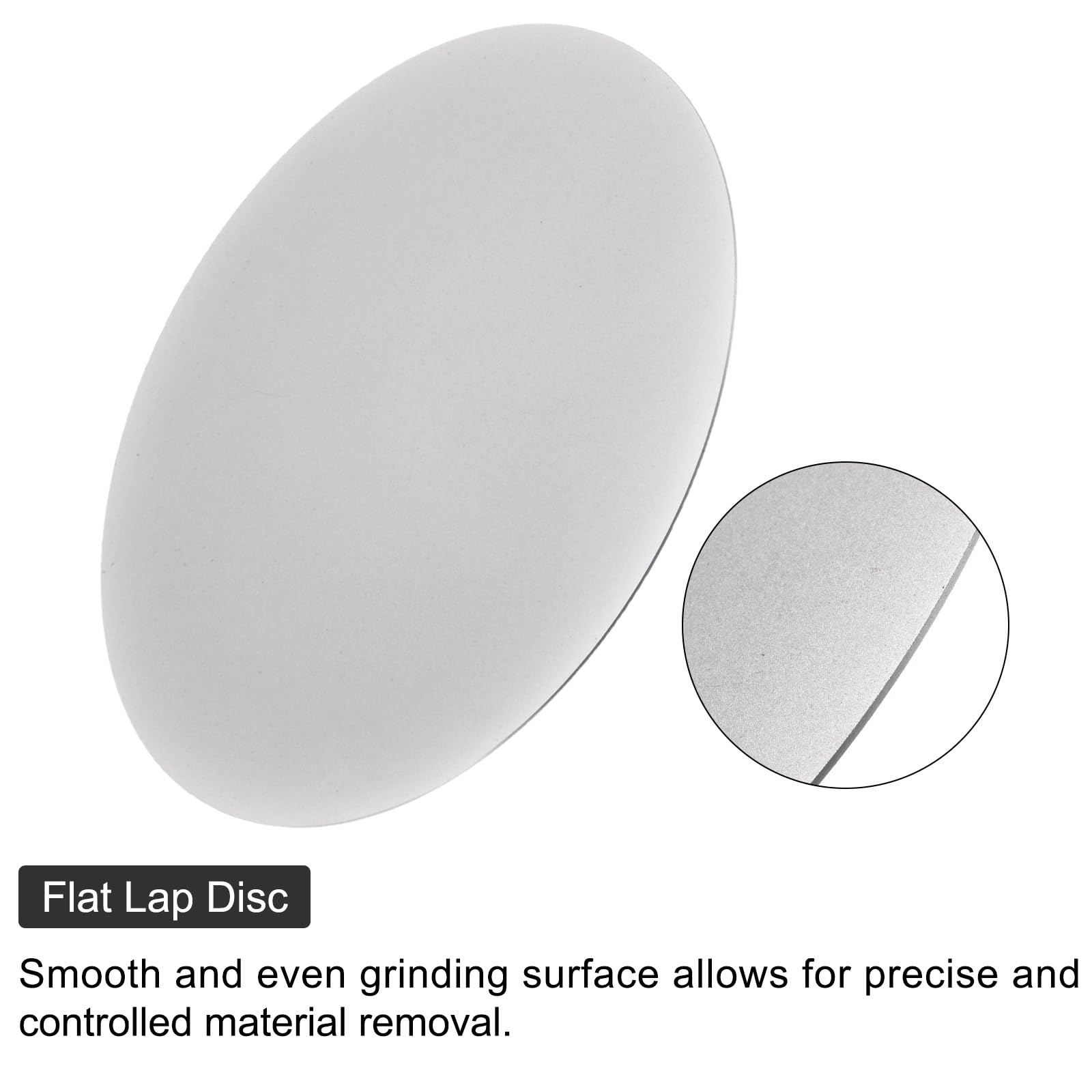 uxcell Disco de lijado de diamante, grano 800 sin agujero central, disco de pulido plano para azulejos de piedras preciosas, porcelana, vidrio, piedra y metal