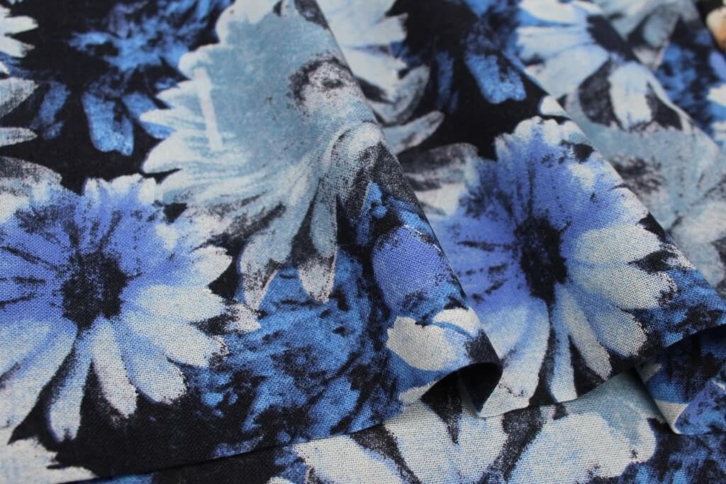 3-Yards Natural Linen Fabric |Linen Fabric by the Yard for Clothing |Floral Fabric by the Yard |100% Linen Fabric Linen Cloth for Sewing, Crafts, Tablecloths, Curtains, Drapes |Des.3 Dark Brown