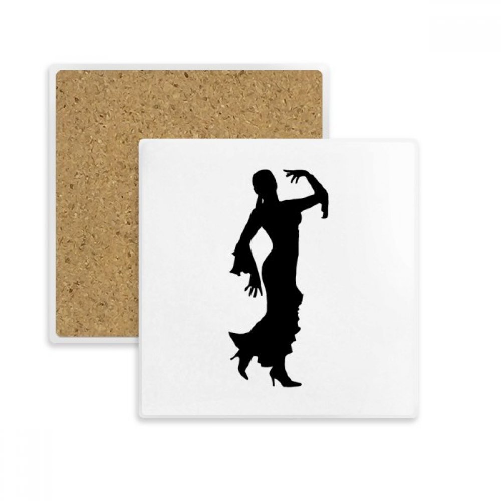 Dessous de verre folk art danse cadeau artistique pour amateurs de boissons
