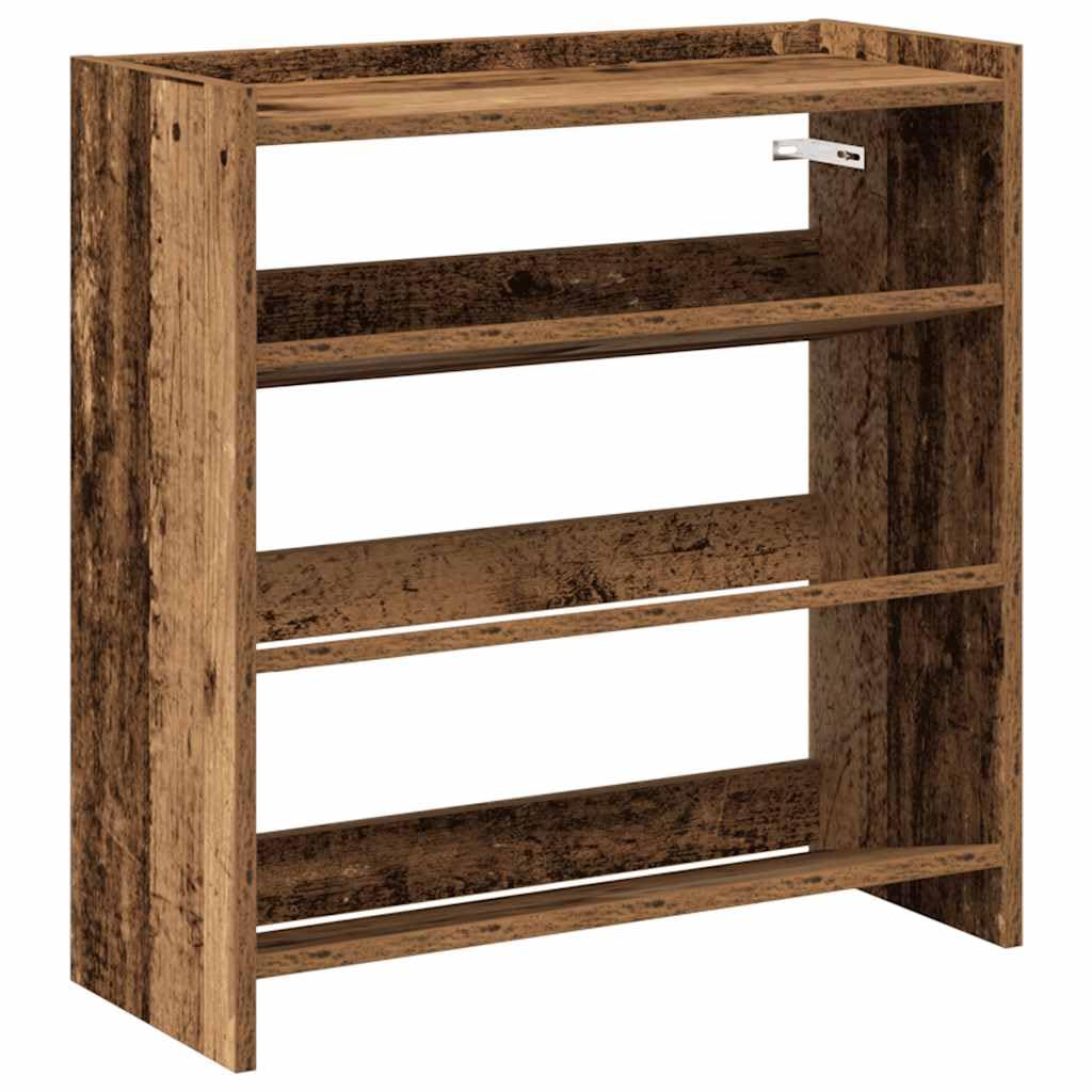 Zapatero de madera estrecho pasillo entrada 60x25x62 cm