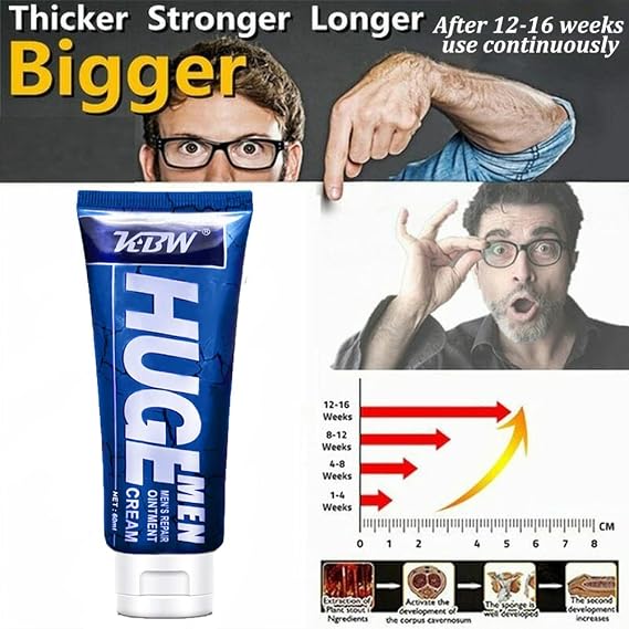 Massage Cream Extra Strength Massage Gel for Increase Size Thickness, Strength and Performance for Male 60ml
