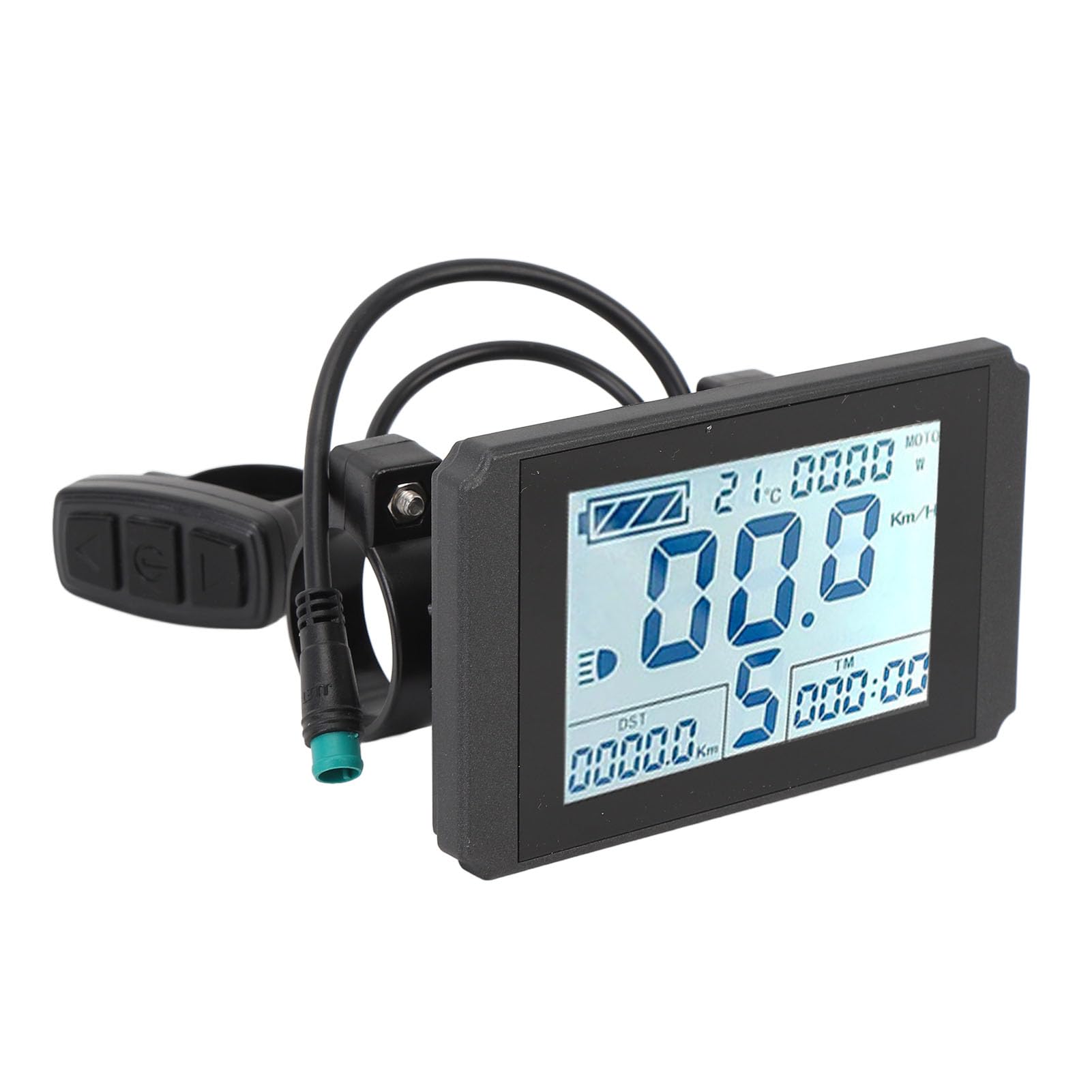 Kit de controlador para patinete eléctrico, controlador de motor resistente al agua de 15 A con medidor de pantalla LCD10H y acelerador de pulgar 130X, compatible con motores sin
