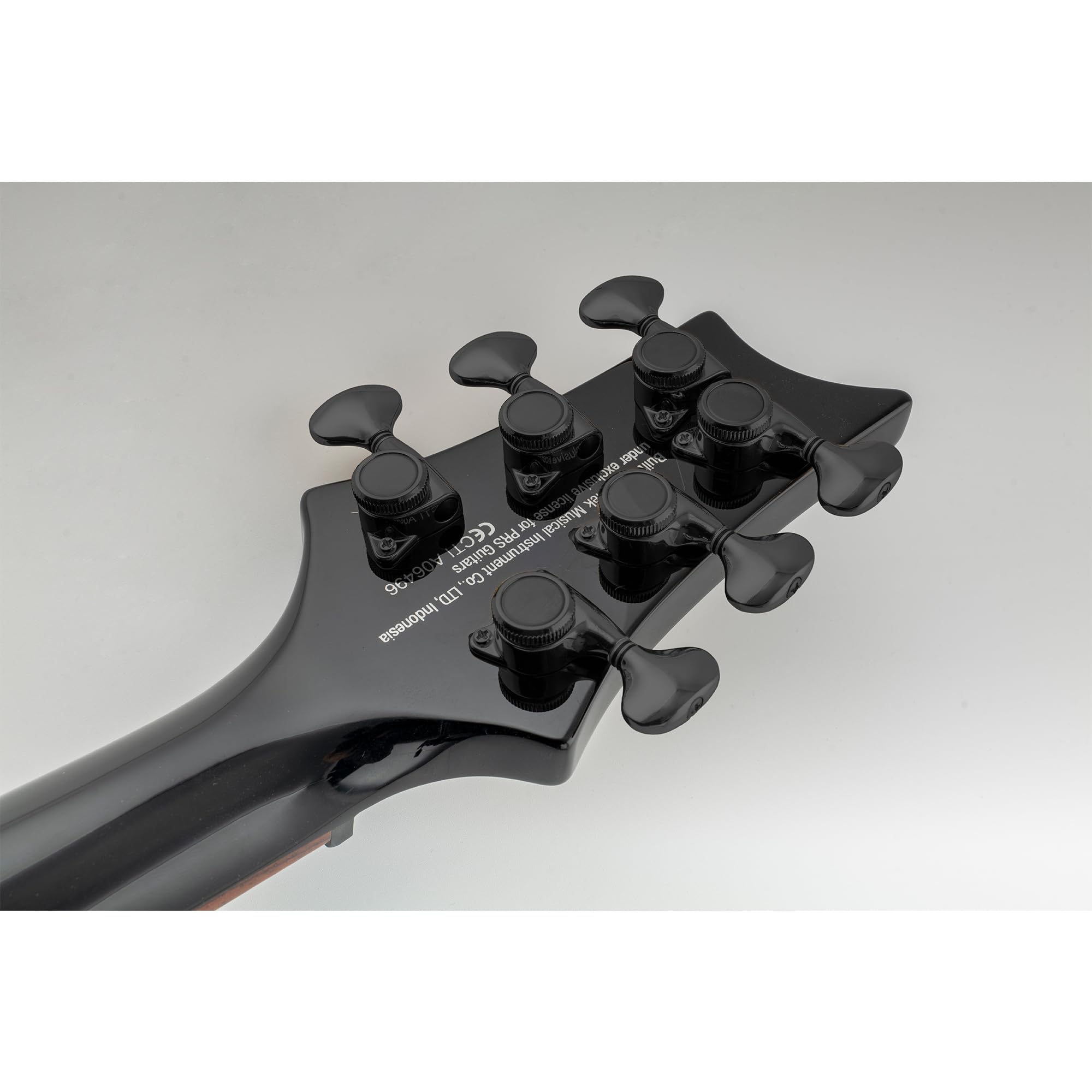 Musiclily Pro 3L+3R Ratio 18:1 Sellado Guitarra Clavijeros Bloqueo Clavijas de Afinación con Botones Y-Style Tornillo 45 Grados para Guitarra Eléctrica/Acústica tipo LP SG, Negro