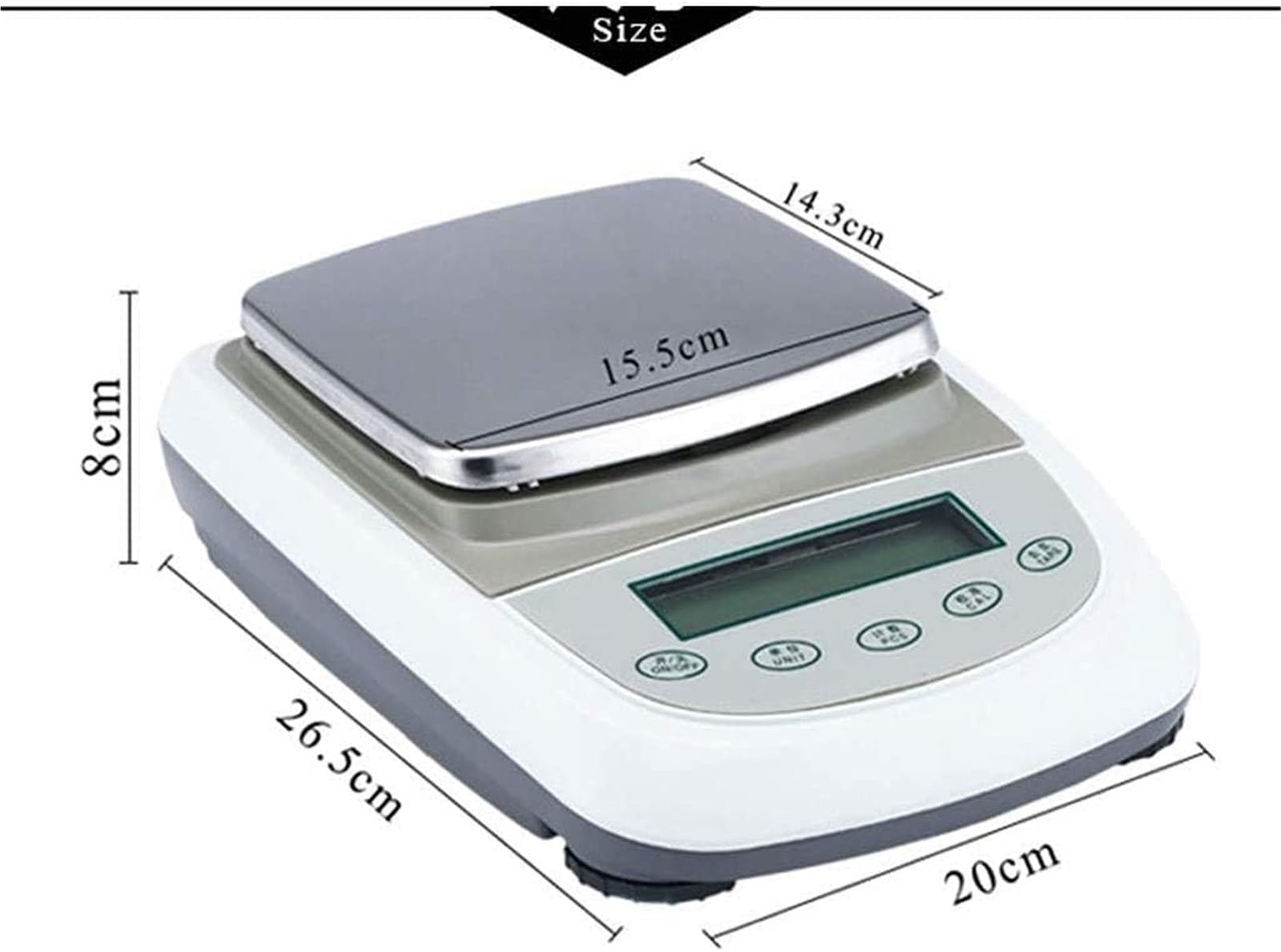 Bilancia Elettronica da Laboratorio, Bilancia Analitica di Precisione Digitale 0,01 G per Esperimenti Chimici, Minerali E Didattica, 5 kg/0,01 G