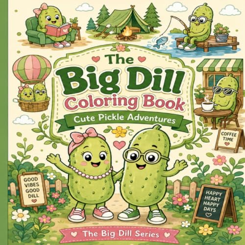 Dill Days: A Pickle Coloring Book image 2