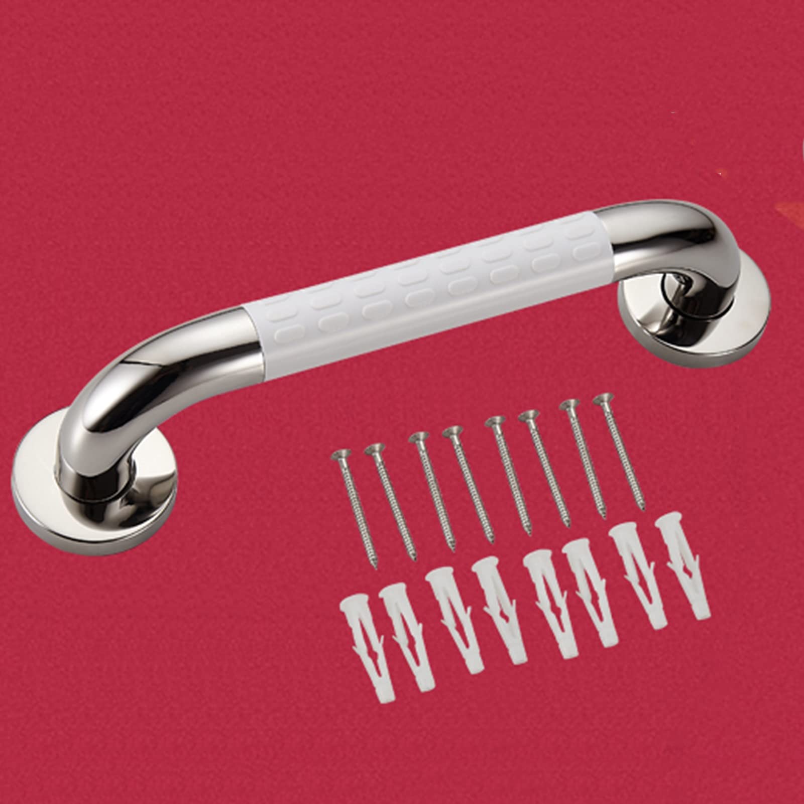 Barandillas Exteriores para Inodoro, baño, Cocina e Interiores, con asa Antideslizante de Seguridad, Barra de Ayuda para el baño (Color: Amarillo, Tamaño: 38 cm)