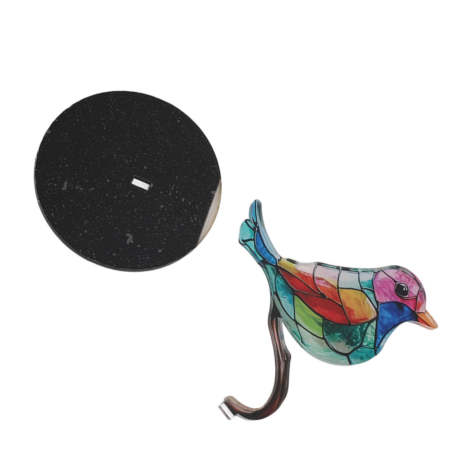 Amazon.co.jp: 枝の飾りにギジシャル鳥、カラフルなアクリル動物