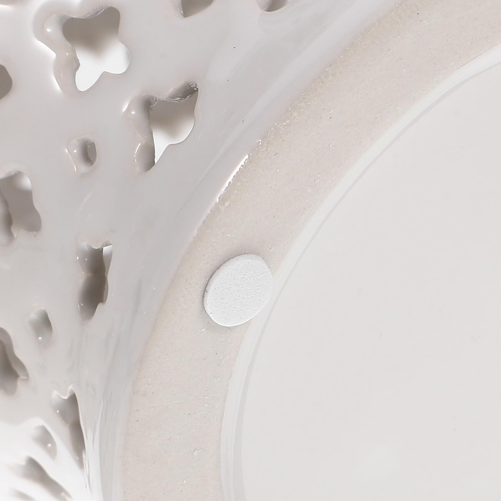 Hohle Keramik Blumenvase als Tischdeko Robuster Blumenhalter für Hochzeitsfeier und Inneneinrichtung Geeignet für Terrasse Balkon und Wohnzimmer