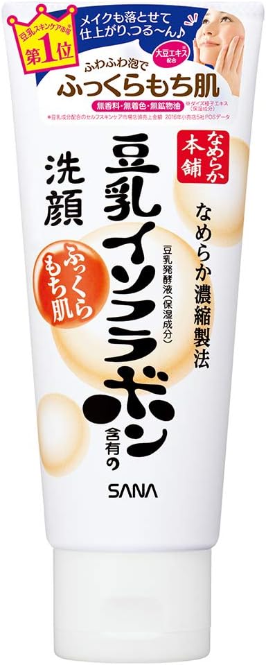 Nameraka HonpoSana Isoflavone Cleansing Foam Wash, 150G