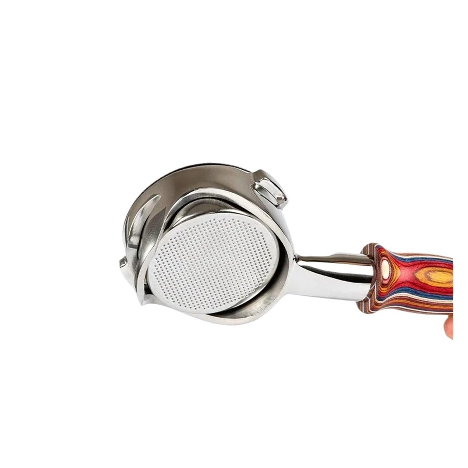 Filtro de mango modificado, portafiltro hueco sin fondo de 58MM, filtro de café de acero inoxidable, compatible con Gaggia, máquina de café | 58mm-Gaggia-D