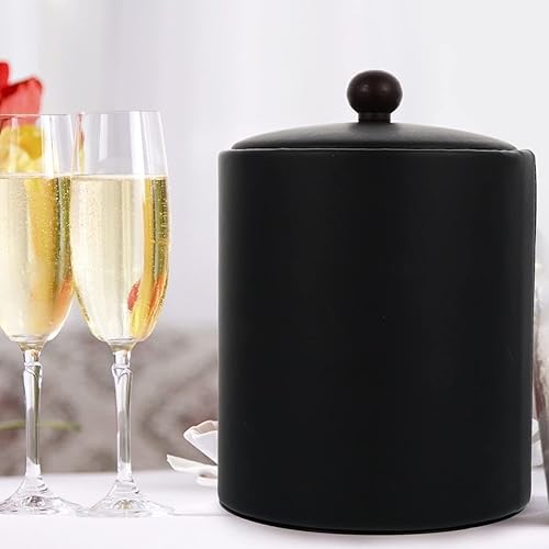 Miniatura 9 de Cubo de hielo grueso de acero inoxidable resistente para vino cerveza para fiestas, reuniones, bares en casa, diseño práctico y práctico
