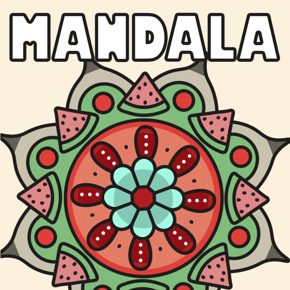 Kleurboek Mandala: Klein en Eenvoudig Kleurboek Met Mandala's voor Kinderen en Volwassenen